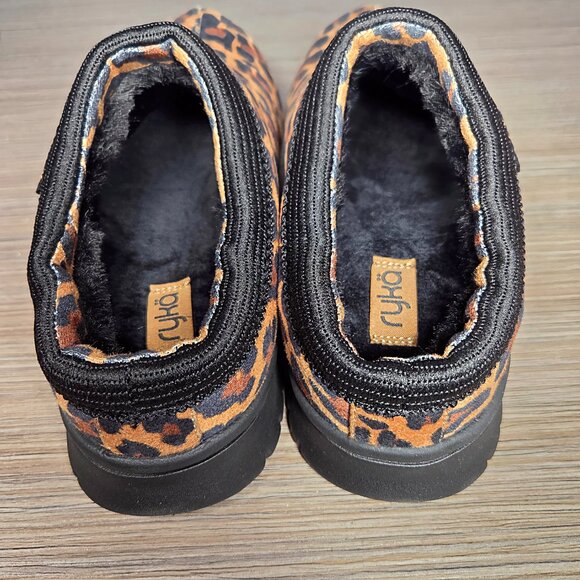 NEW!!! Ryka Stellar Slip On Clogs/Shoes Cheetah Print Cozy Faux Fur- Size: 5.5 - Picture 6 of 9